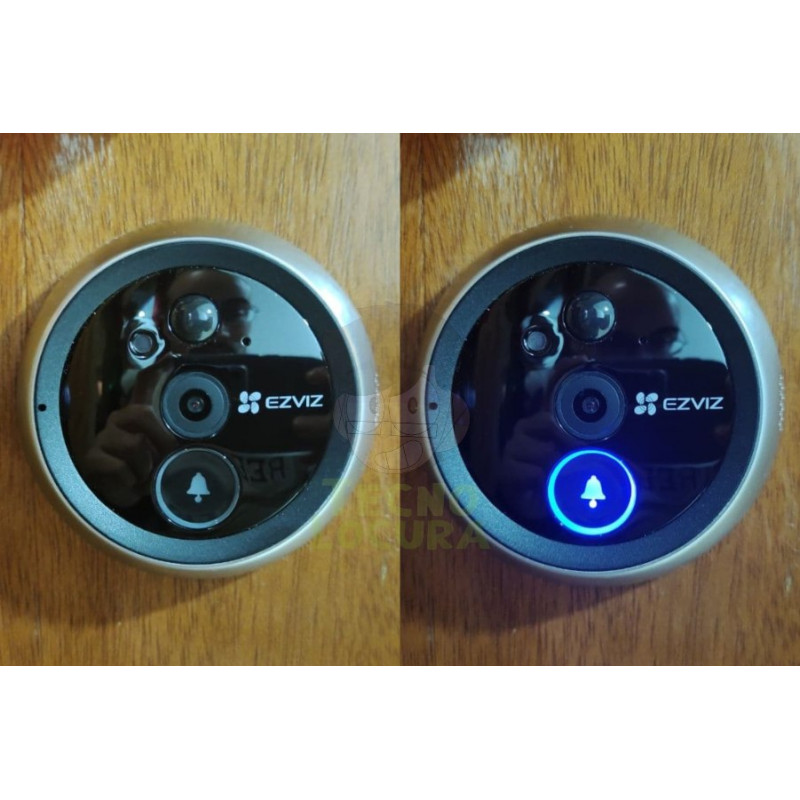 EZVIZ DP2 Pulsador de timbre de mirilla inalámbrico