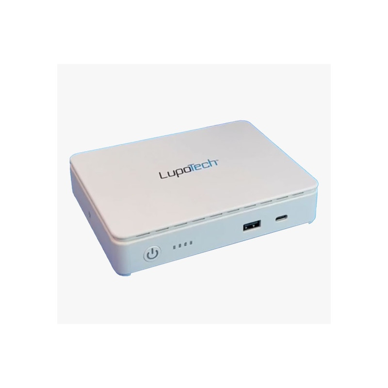 Mini Smart DC UPS 10400mAh con PoE Pasivo y puerto USB + protección de Voltaje 6KV LT-KP2