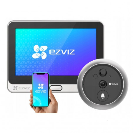 EZVIZ DP2C Pulsador de timbre de mirilla inalámbrico