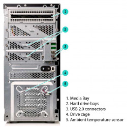 SERVIDOR HP PROLIANT ML10 GEN9 INTEL XEON E3-1225V5 3.3GHZ 4CORE