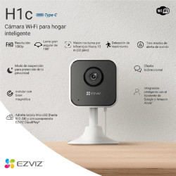 Camara Inteligente Ezviz H1c FHD Con Base Magnetica